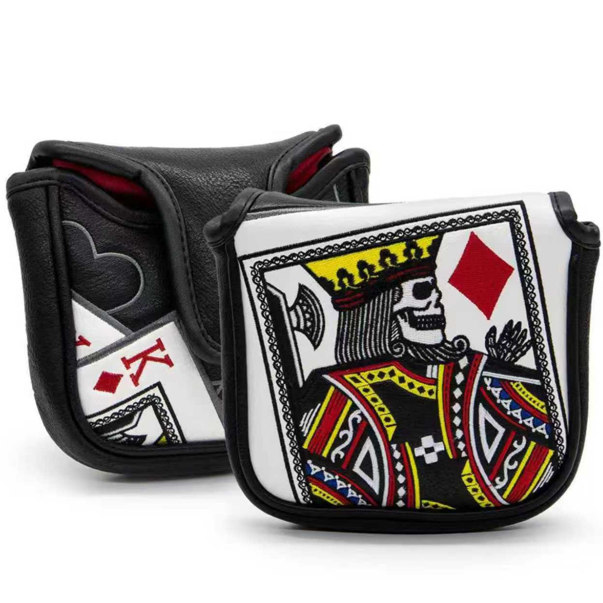 Men Accessories To Gift - King Of Hearts İşlemeli Tokmak Putter,