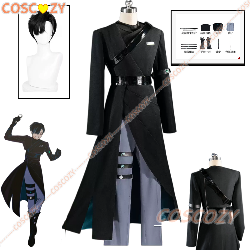 Men'S Suit Accessories - Alien Stage Ivan Cosplay Kostümü Anime