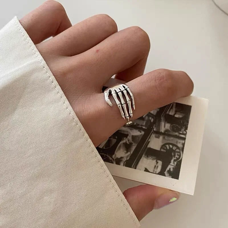 Men'S Accessories Hand Bands - Vintage İskelet Pençe El Palmiye Açık