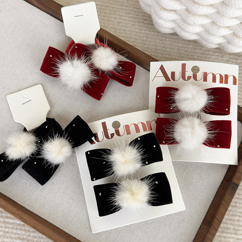 Tie Clip Set - Kış kadife kafa halat firkete Set