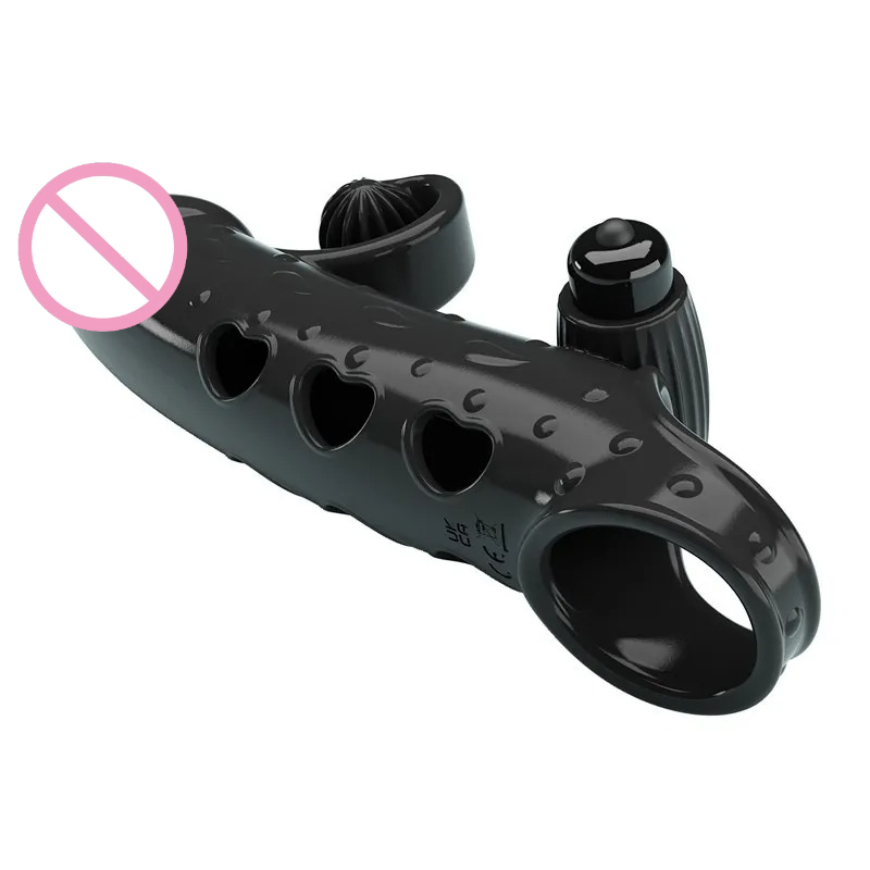 Men Accessories To Wear - Titreşimli Erkek Penis Kılıfı Sürtünmeyi Artırmak