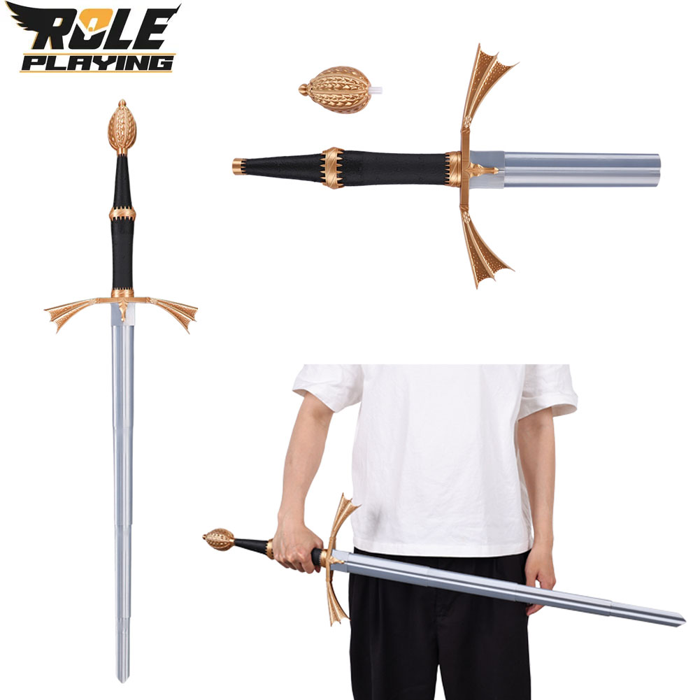 Men Accessories In Silver - Daemon Cosplay Geri Çekilebilir Gümüş Plastik