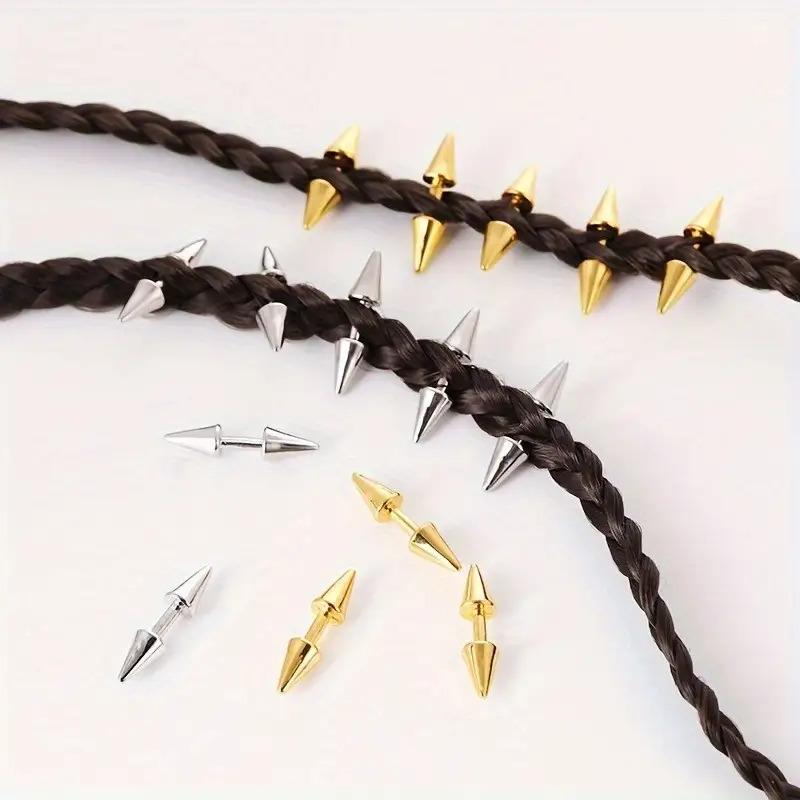 Tie Clip Set - 5 adet Set Dikenli Saç Klipleri