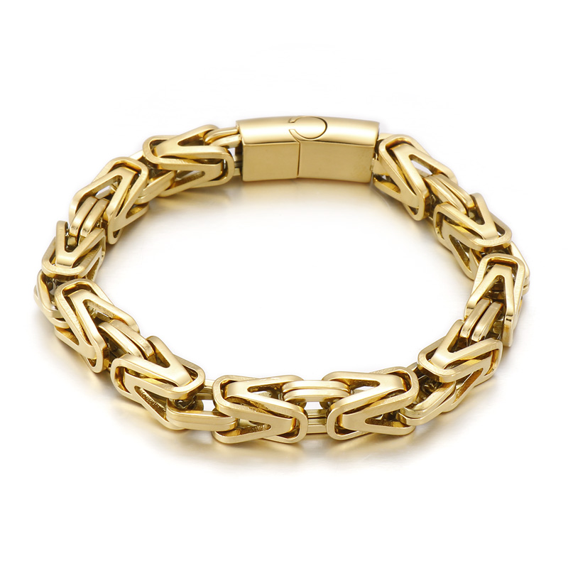 Men Accessories Singapore - 8mm Paslanmaz Çelik Bisiklet Zinciri erkek