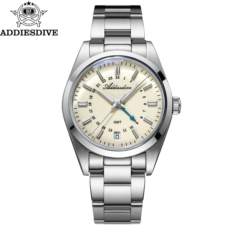 Men'S Accessories And Jewelry - ADDIESDIVE Sıcak Marka 36mm Lüks GMT