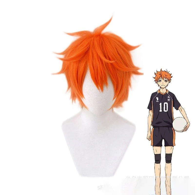 Men Accessories To Wear - Anime Haikyu!! Hinata Shoyo Cosplay Peruk