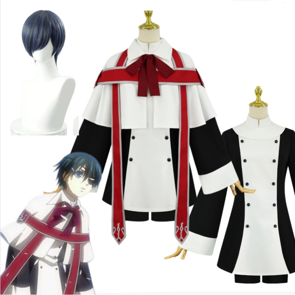 Men'S Suit Accessories - Siyah Butler Ciel Phantomhive Koro Cosplay