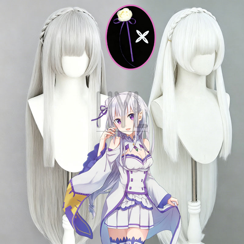 Anime Re: Zero Emilia Cosplay  - Men Accessories In Silver incelemesi ve fiyatı