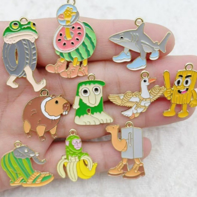 10 adet Yaratıcı Alaşım Yağlı  - Men'S Accessories And Jewelry incelemesi ve fiyatı