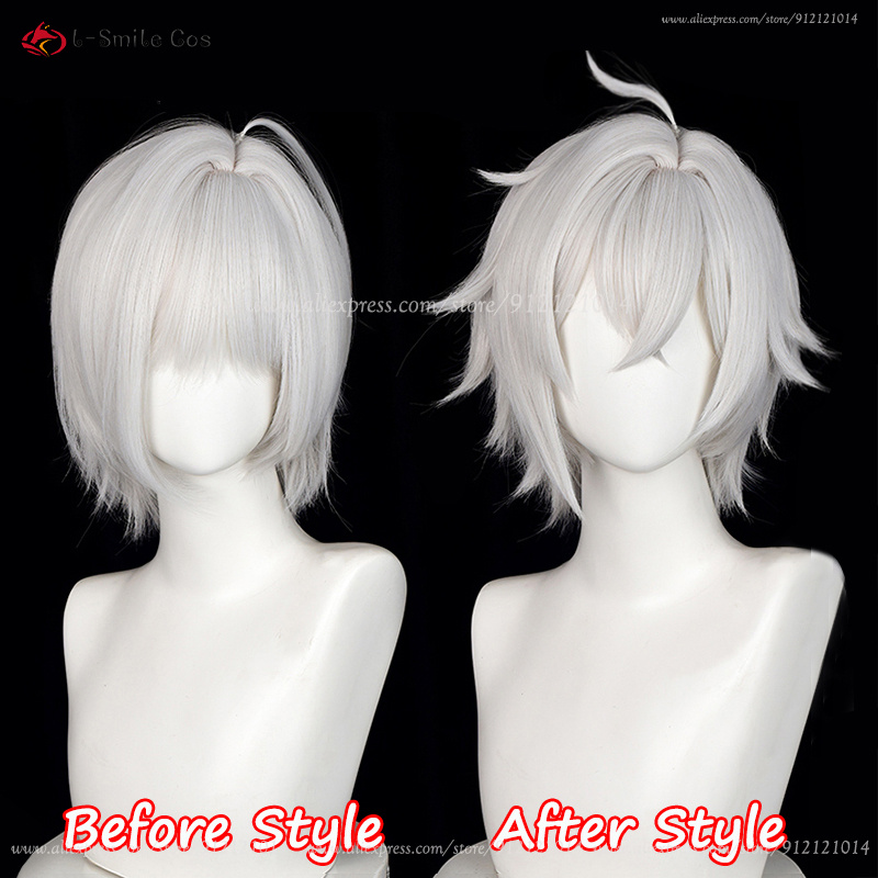 ZZZ Seth Lowell Cosplay Peruk  - Men Accessories In Silver incelemesi ve fiyatı