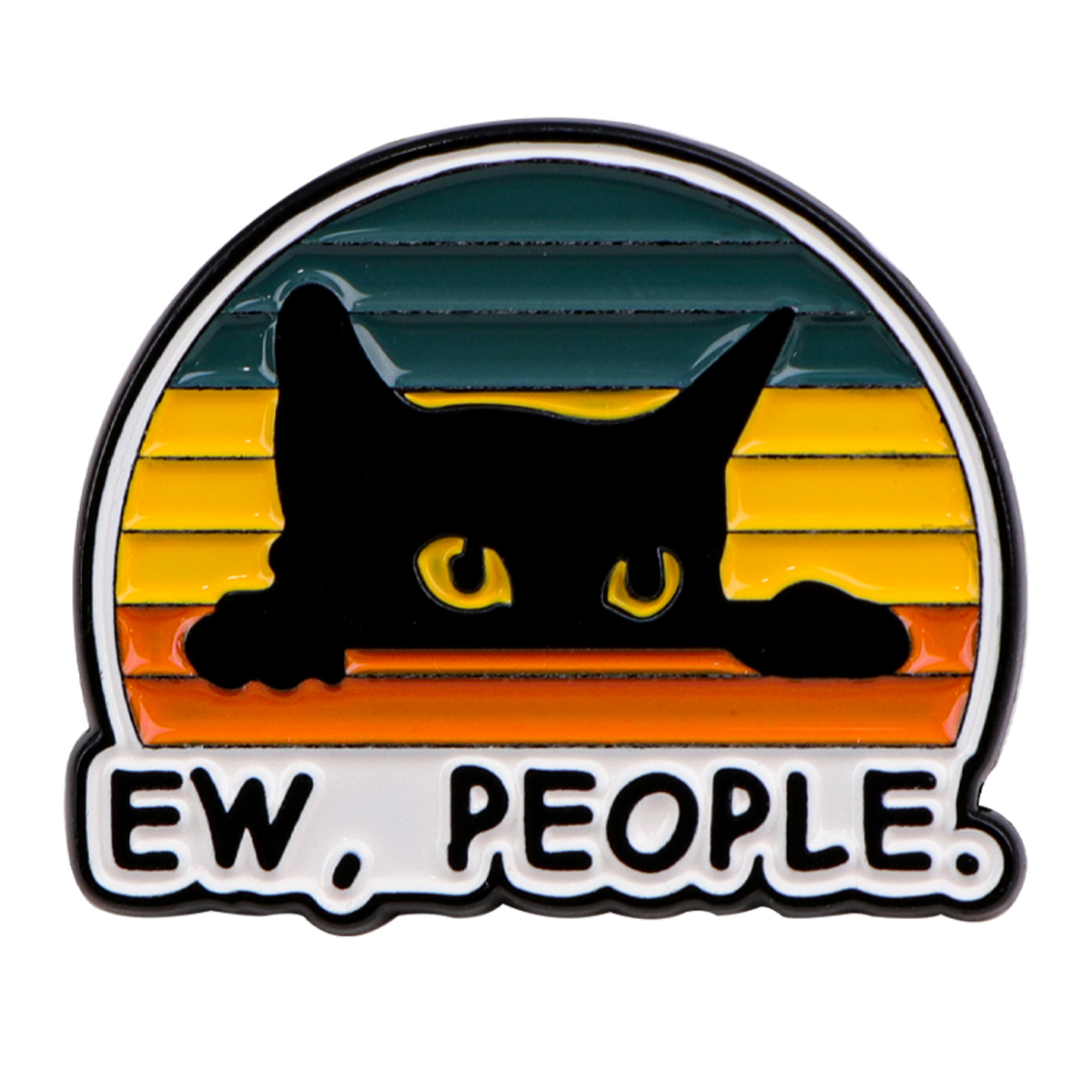 EW PEOPLE Emaye Pin Komik Alay - Men'S Accessories Quotes incelemesi ve fiyatı