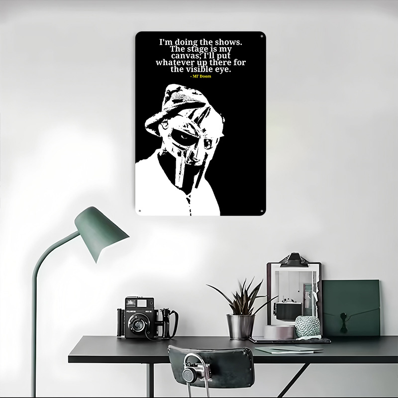 MF Doom Alıntı Metal Poster Öz - Men'S Accessories Quotes incelemesi ve fiyatı
