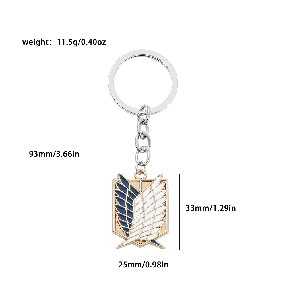 Anime Attack on Titan Emaye Ro - Men'S Accessories And Jewelry incelemesi ve fiyatı