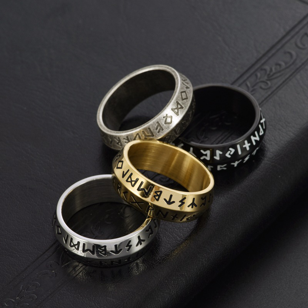 Çift Eğimli Kenar Viking Yüzük - Men'S Accessories Hand Bands incelemesi ve fiyatı