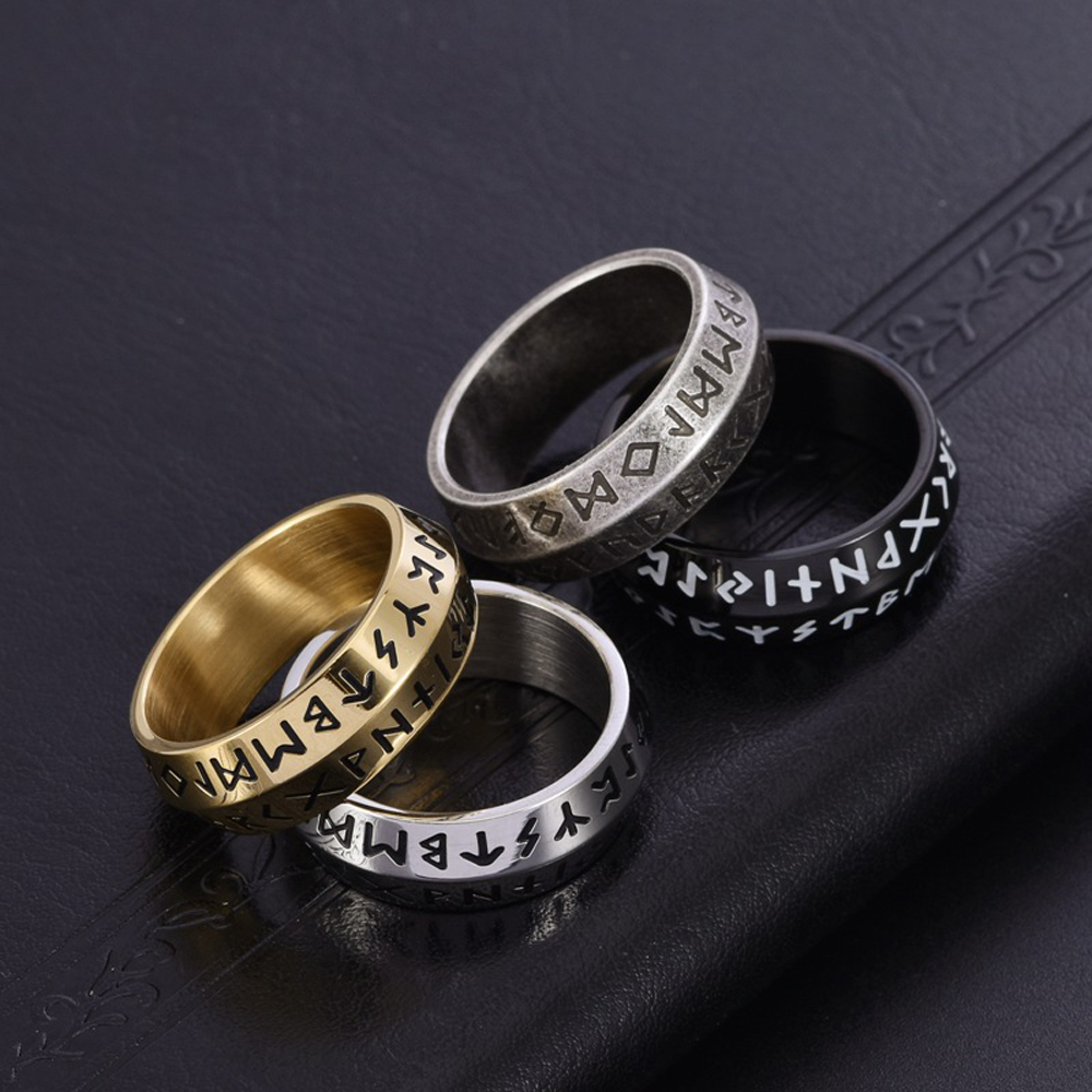 Çift Eğimli Kenar Viking Yüzük - Men'S Accessories Hand Bands incelemesi ve fiyatı