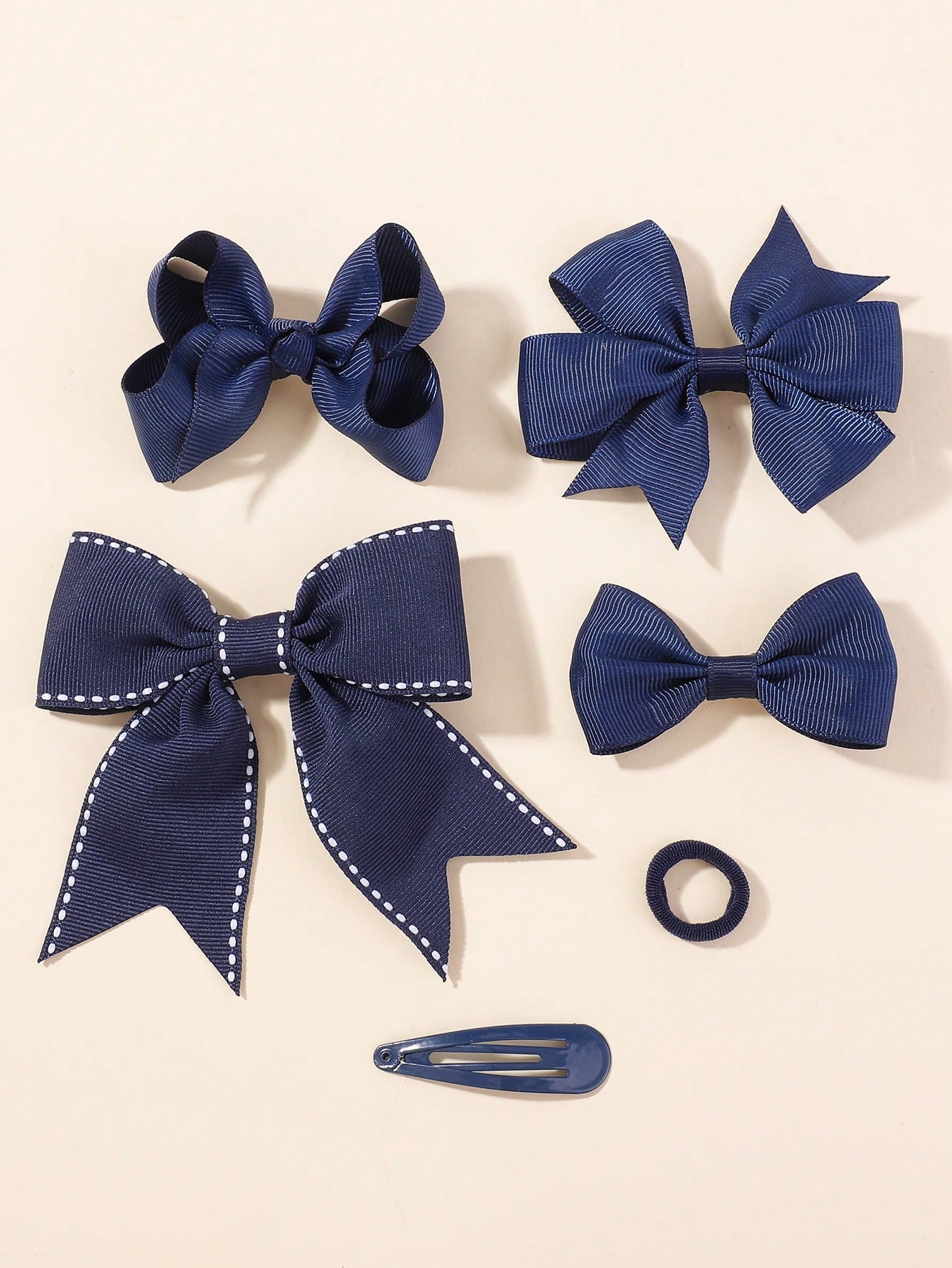 34 Parça Lacivert Fiyonklu Saç - Tie Clip Set incelemesi ve fiyatı