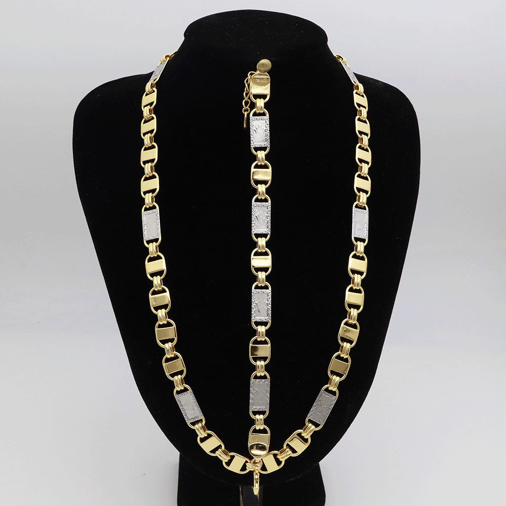 24 k Altın Kaplama Punk İki To - Men'S Accessories Dubai incelemesi ve fiyatı